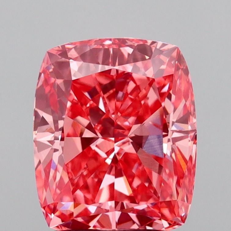 Loose Diamond - CUSHION MODIFIED 2.03ct Fancy Vivid Pink SI1