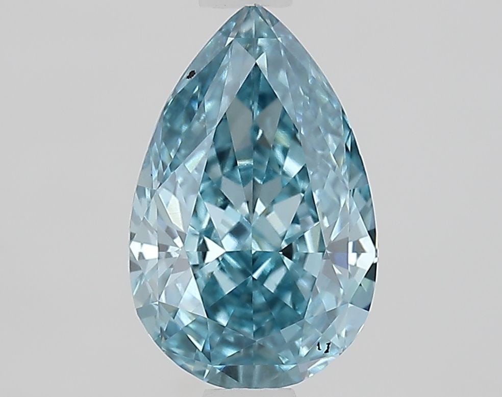 Loose Diamond - PEAR 1.37ct Fancy Vivid Blue VS1