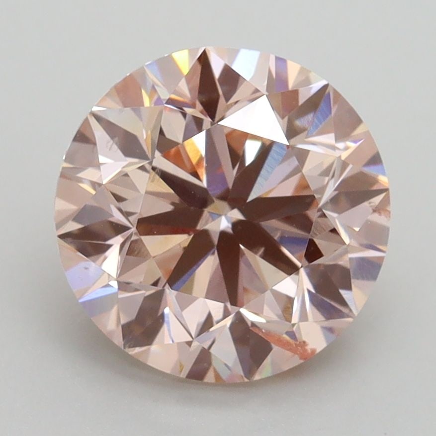 Loose Diamond - ROUND 3.0ct Fancy Light Pink SI2