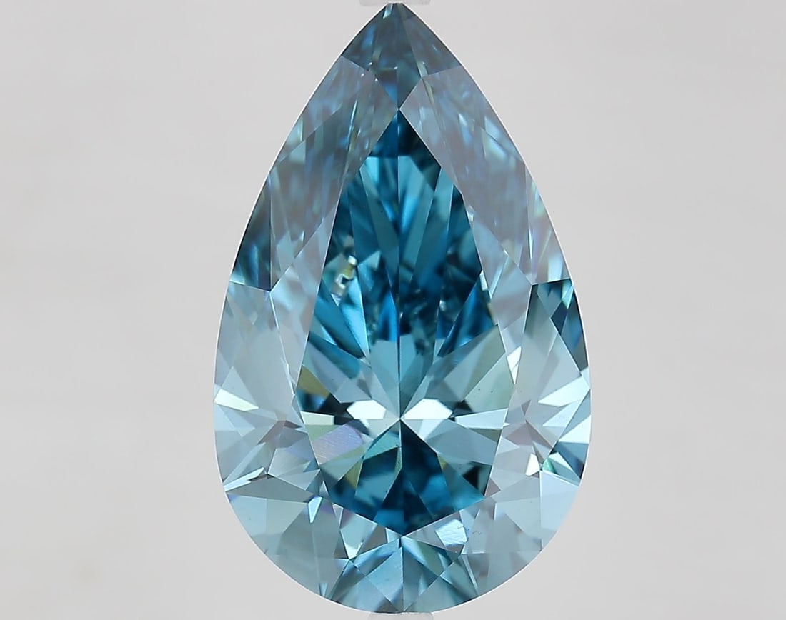 Loose Diamond - PEAR 8.23ct Fancy Vivid Blue VS1