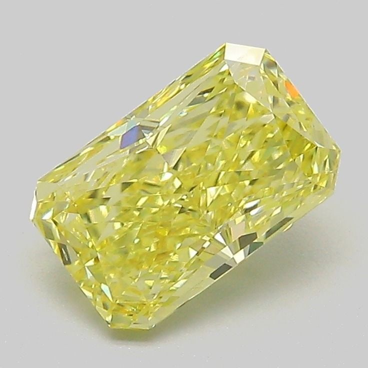 Loose Diamond - RADIANT 1.53ct Fancy Intense Yellow VS2