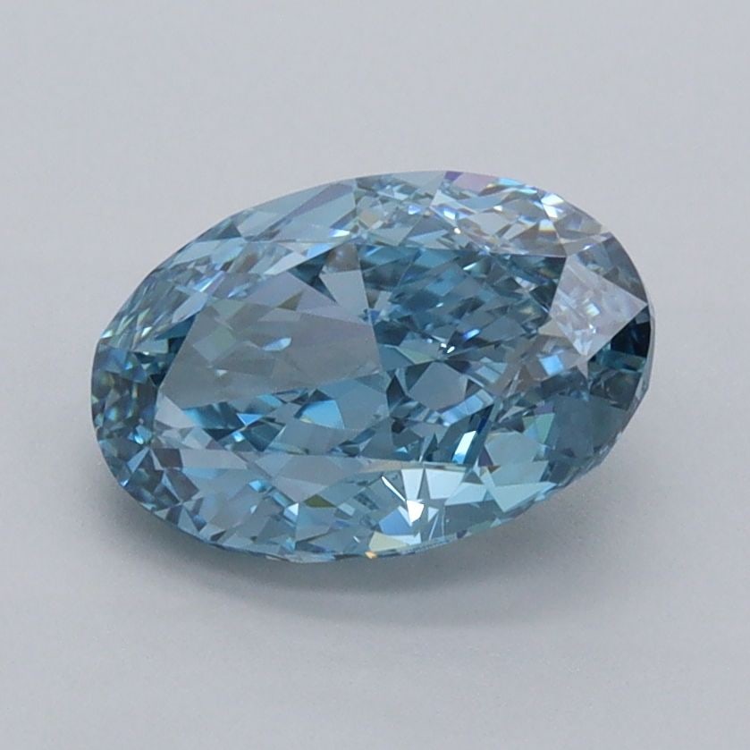 Loose Diamond - OVAL 1.58ct Fancy Vivid Blue VVS2