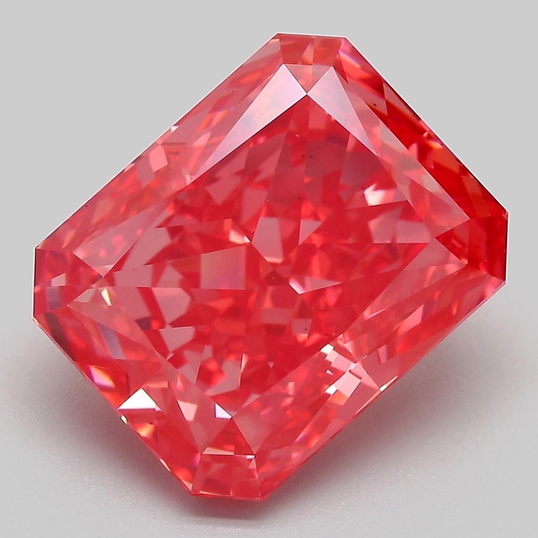 Loose Diamond - RADIANT 8.26ct Fancy Vivid Pink VS2