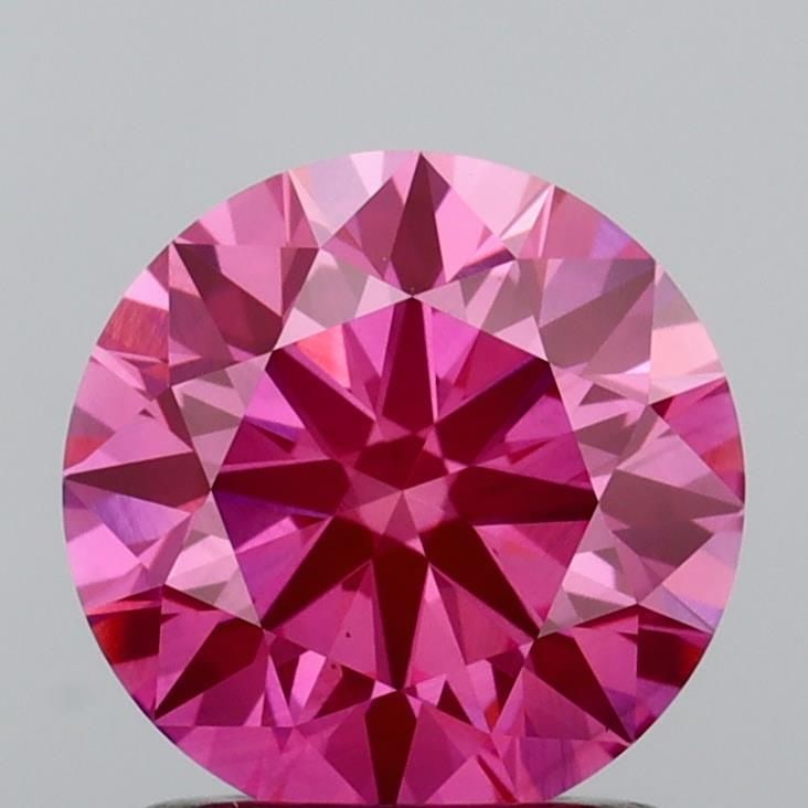 Ideal Loose Diamond - ROUND 1.32ct Fancy Vivid Pink VS1