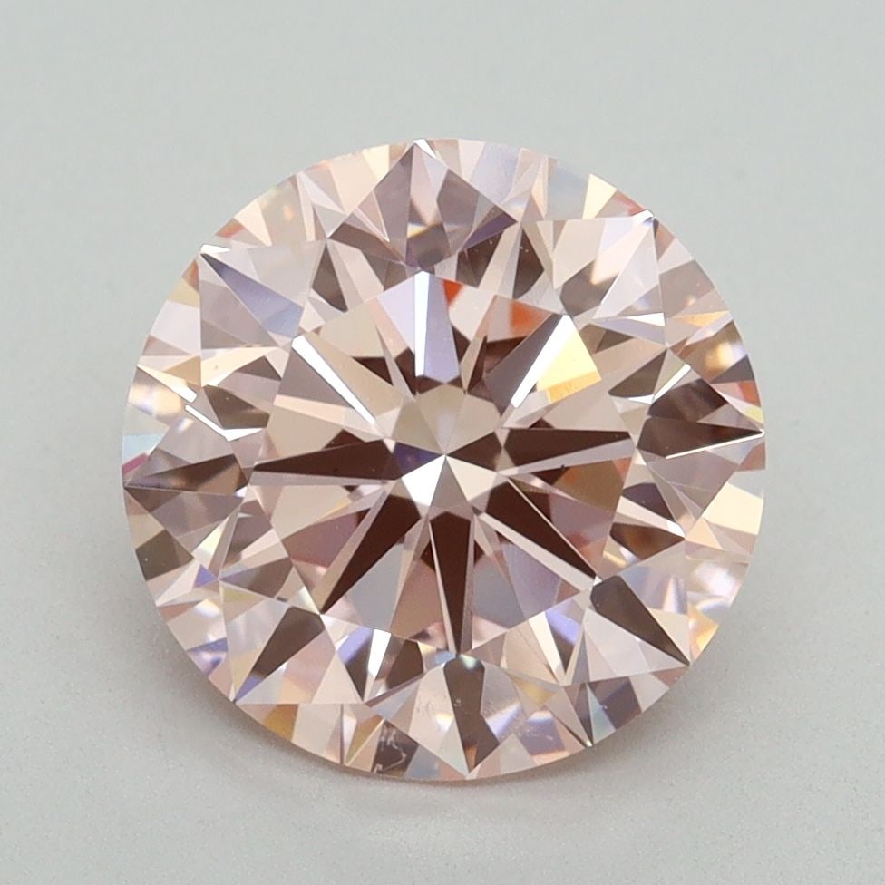Loose Diamond - ROUND 3.27ct Fancy Intense Pink VS1