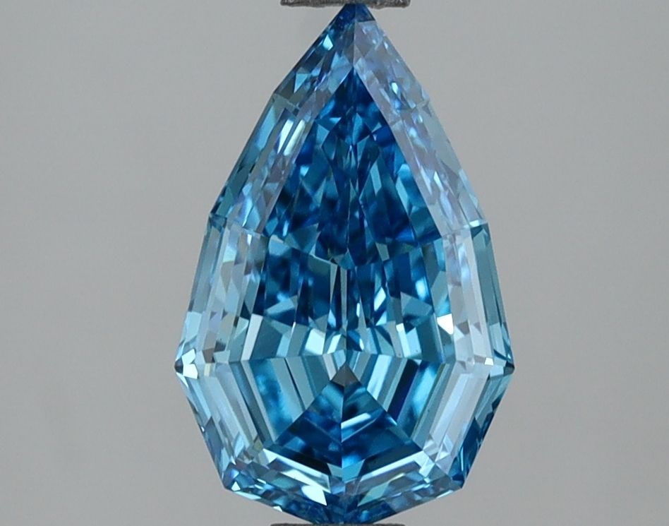 Loose Diamond - PEAR 1.63ct Fancy Vivid Blue VS1