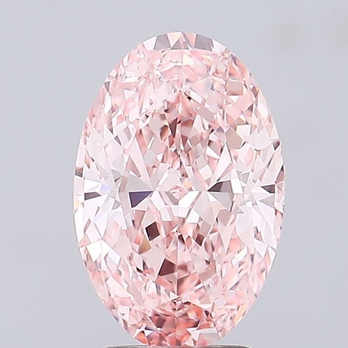 Loose Diamond - OVAL 3.01ct Fancy Vivid Pink VS1: Loose Diamond - OVAL 3.01ct Fancy Vivid Pink VS1 Source: This is a real non-mined Diamond that has been grown in a lab Shape: OVAL Carats: 3.01 Color: Fancy Vivid Pink Certification: IGI Video: