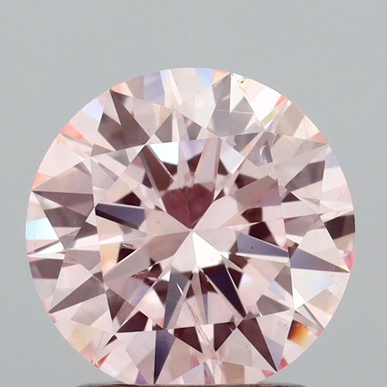 Loose Diamond - ROUND 1.5ct Fancy Intense Pink SI2