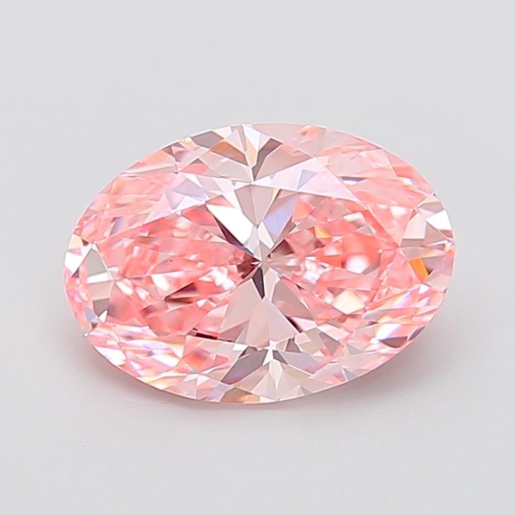 Loose Diamond - OVAL 3.5ct Fancy Vivid Pink VS1