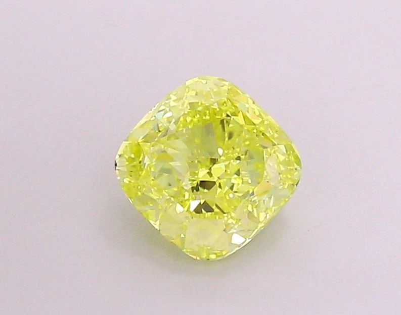Loose Diamond - CUSHION MODIFIED 1.61ct Fancy Vivid Yellow VVS1
