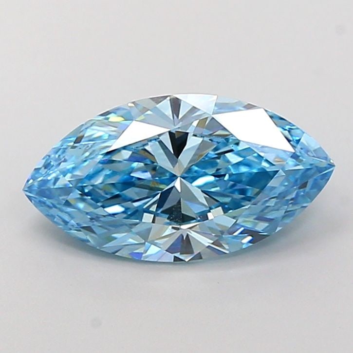 Loose Diamond - MARQUISE 2.53ct Fancy Vivid Blue VS1