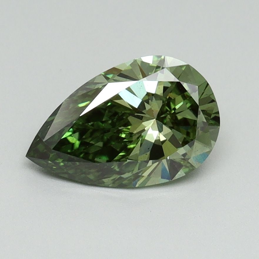 Loose Diamond - PEAR 1.04ct Fancy Vivid Green VS2