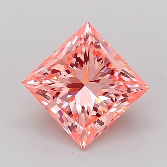Loose Diamond - PRINCESS 1.47ct Fancy Intense Pink VS1
