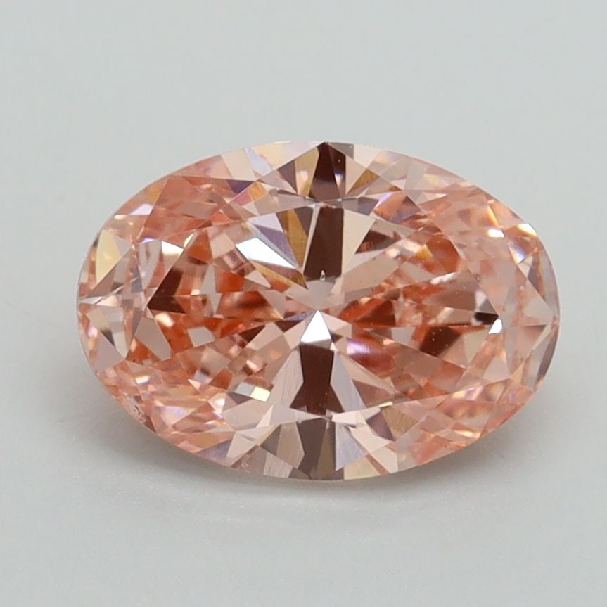 Loose Diamond - OVAL 1.5ct Fancy Intense Pink SI1