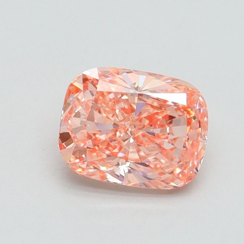 Loose Diamond - CUSHION BRILLIANT 1.1ct Fancy Vivid Pink VS1
