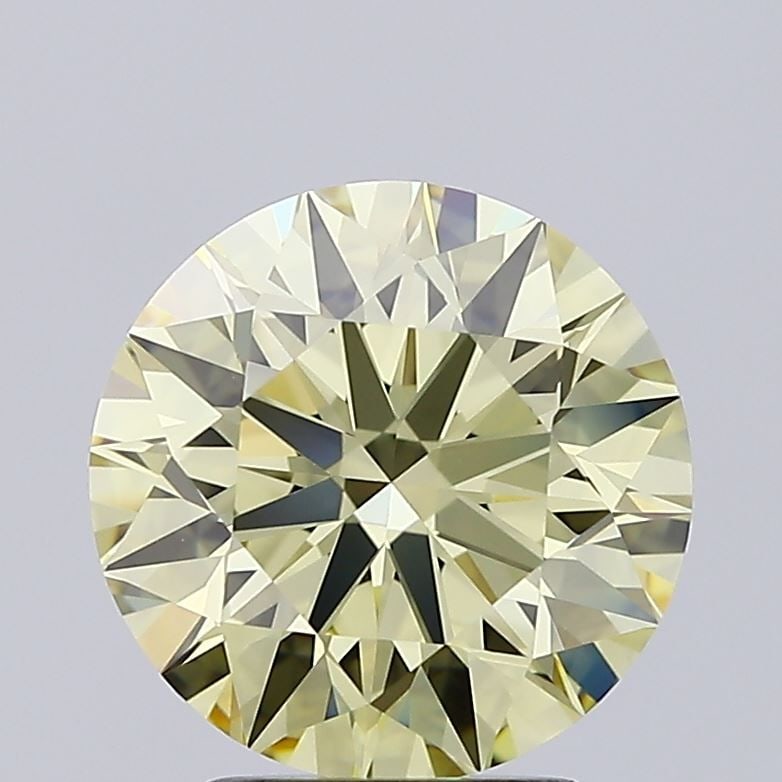 Ideal Loose Diamond - ROUND 3.0ct Fancy Yellow VVS2