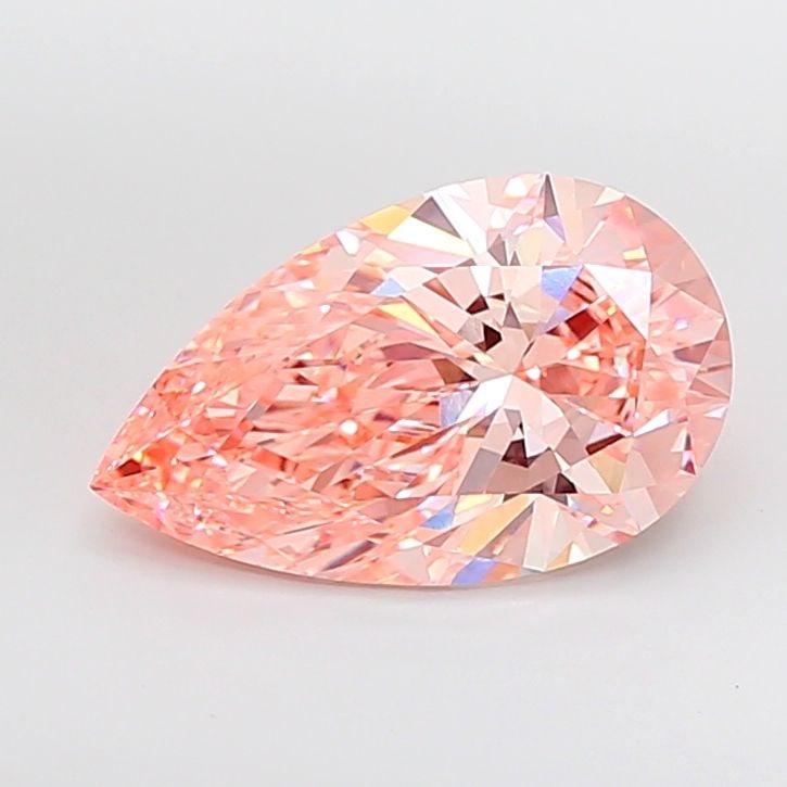 Loose Diamond - PEAR 6.9ct Fancy Intense Pink VVS2