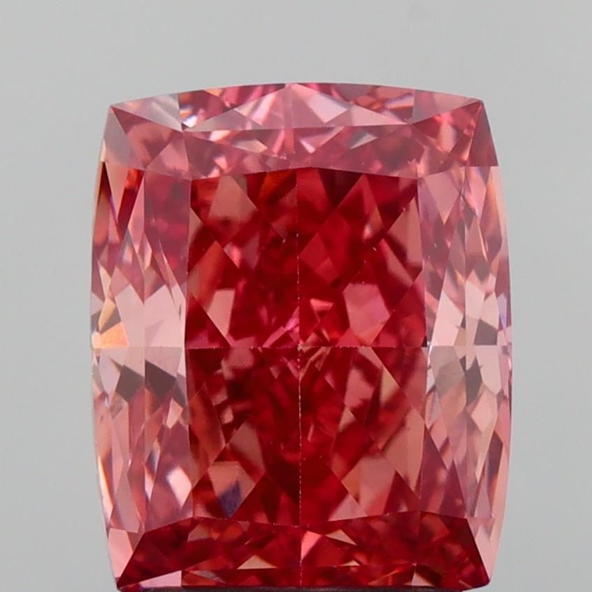 Loose Diamond - CUSHION MODIFIED 2.18ct Fancy Vivid Pink VS1: Loose Diamond - CUSHION MODIFIED 2.18ct Fancy Vivid Pink VS1 Source: This is a real non-mined Diamond that has been grown in a lab Shape: CUSHION MODIFIED Carats: 2.18 Color: Fancy Vivid Pink Certific
