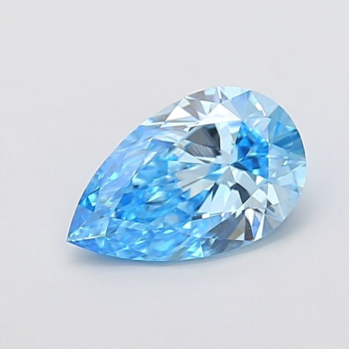 Loose Diamond - PEAR 1.58ct Fancy Vivid Blue VVS2