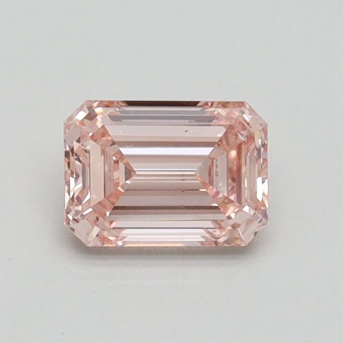 Loose Diamond - EMERALD 0.55ct Fancy Intense Pink VS2