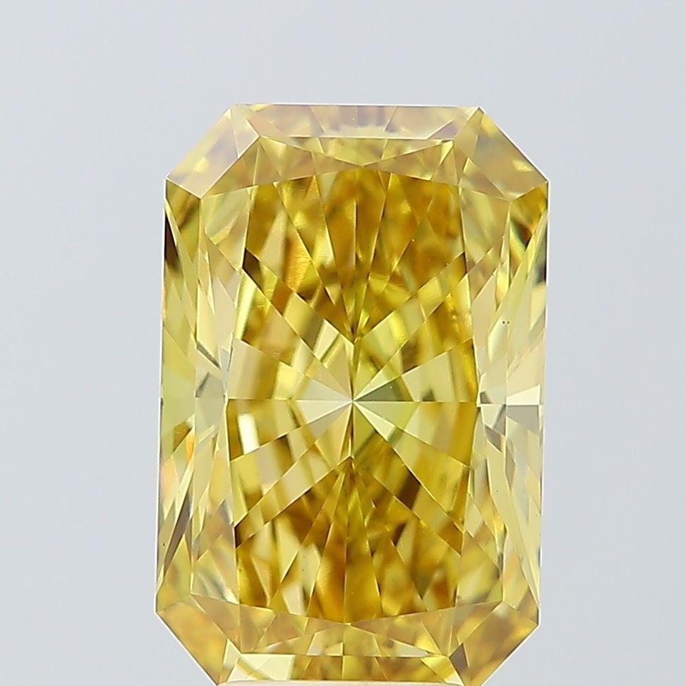 Loose Diamond - RADIANT 5.02ct Fancy Intense Yellow VS1