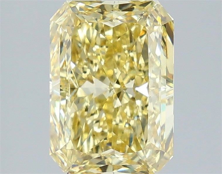Loose Diamond - RADIANT 3.09ct Fancy Intense Yellow VVS2