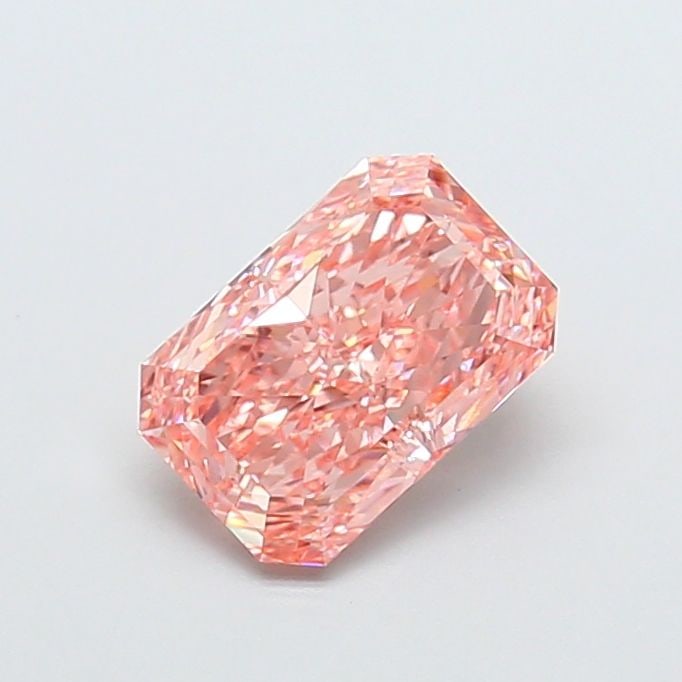 Loose Diamond - RADIANT 2.55ct Fancy Vivid Pink VVS2