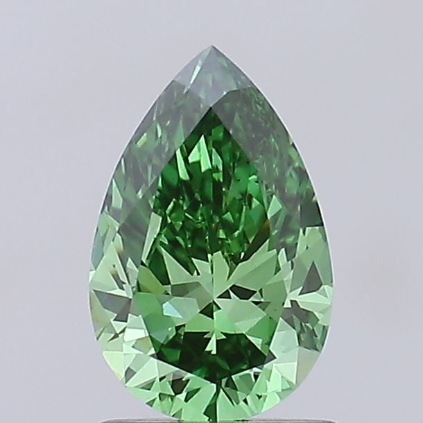 Loose Diamond - PEAR 1.0ct Fancy Vivid Green VS1