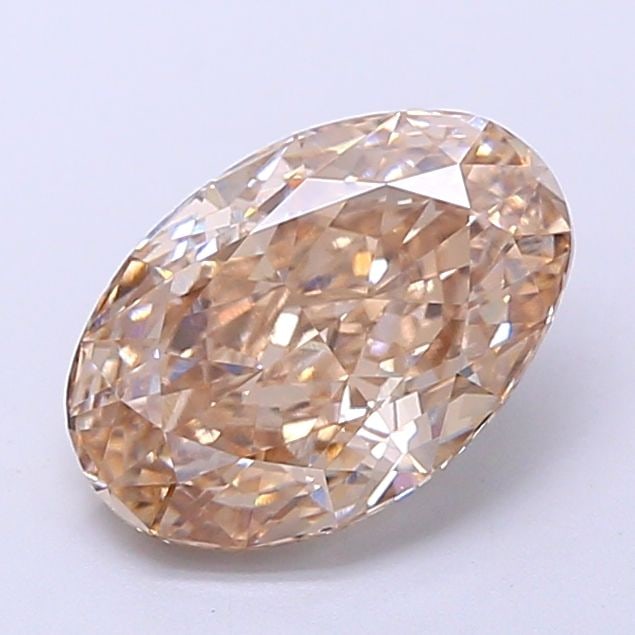 Loose Diamond - OVAL 2.03ct Fancy Light Brown VVS2