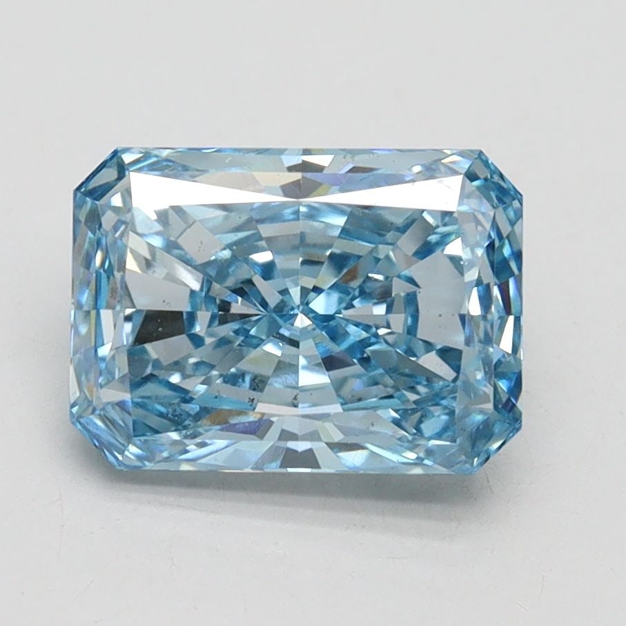 Loose Diamond - RADIANT 2.08ct Fancy Vivid Blue VS2