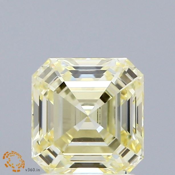 Loose Diamond - ASSCHER 1.63ct Fancy Yellow VVS2