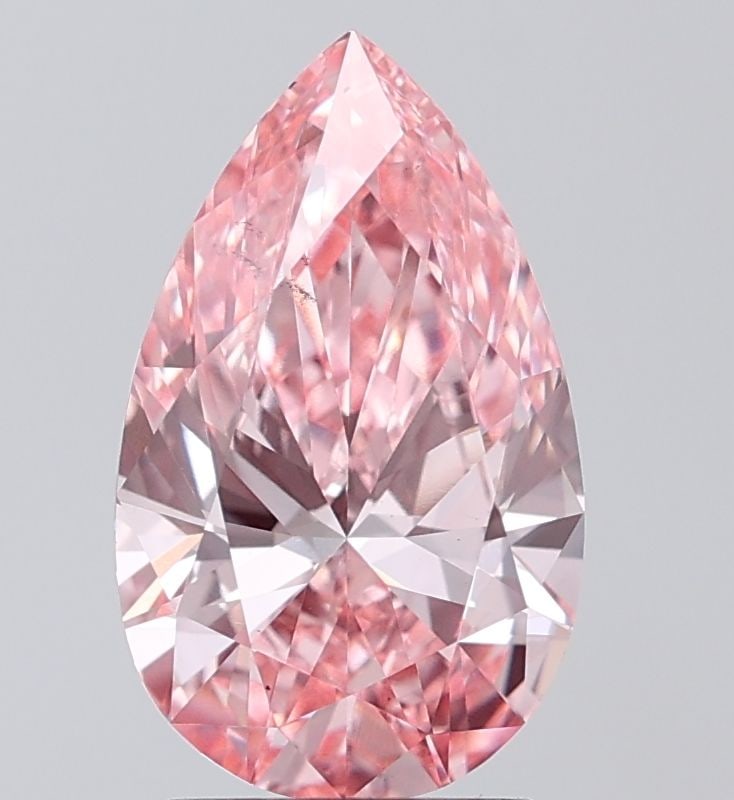 Loose Diamond - PEAR 2.53ct Fancy Vivid Pink VS2