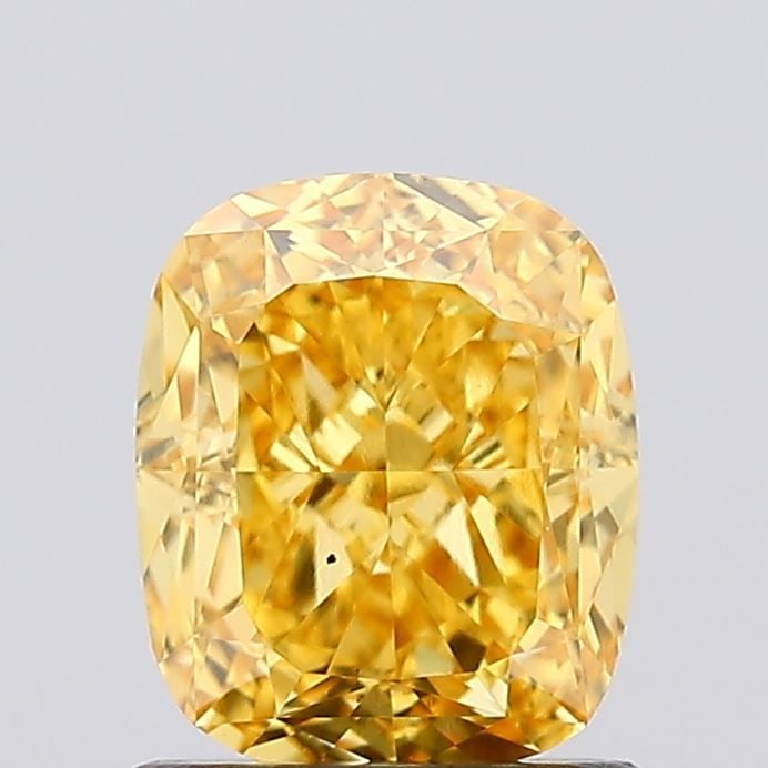 Loose Diamond - CUSHION MODIFIED 1.19ct Fancy Vivid Yellow VS1