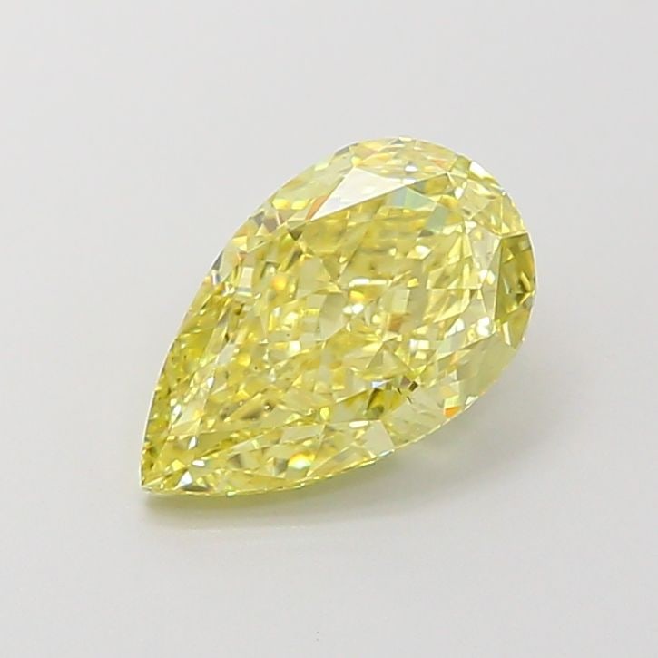 Loose Diamond - PEAR 2.09ct Fancy Intense Yellow VS1