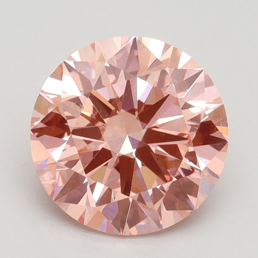Loose Diamond - ROUND 2.28ct Fancy Vivid Pink VS2