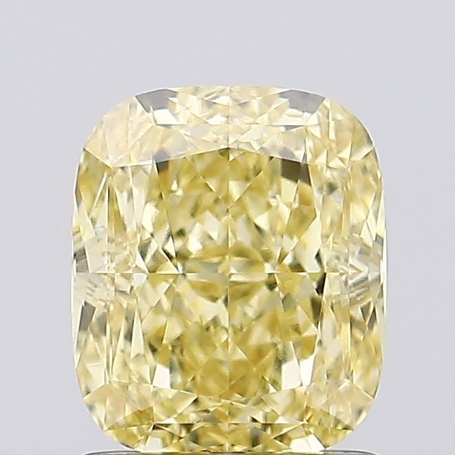 Loose Diamond - CUSHION MODIFIED 1.38ct Fancy Intense Yellow VVS2