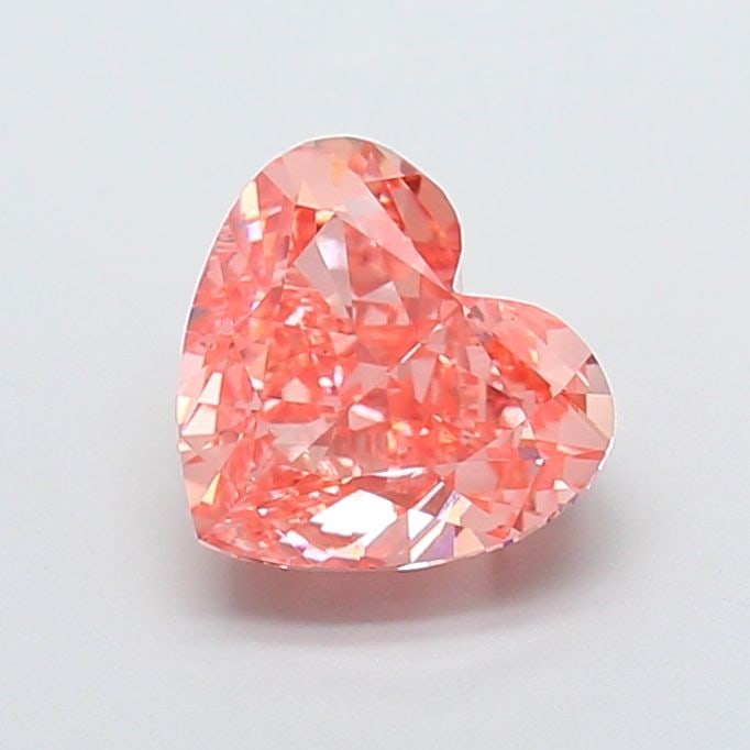 Loose Diamond - HEART 2.68ct Fancy Intense Brownish Pink VS1