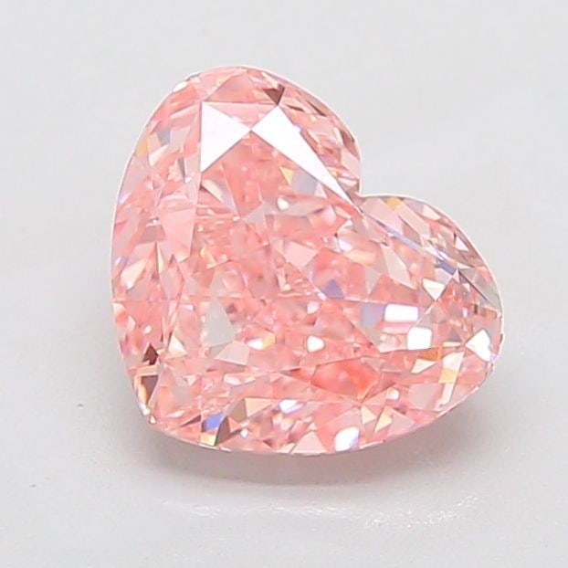 Loose Diamond - HEART 3.29ct Fancy Vivid Pink VVS2