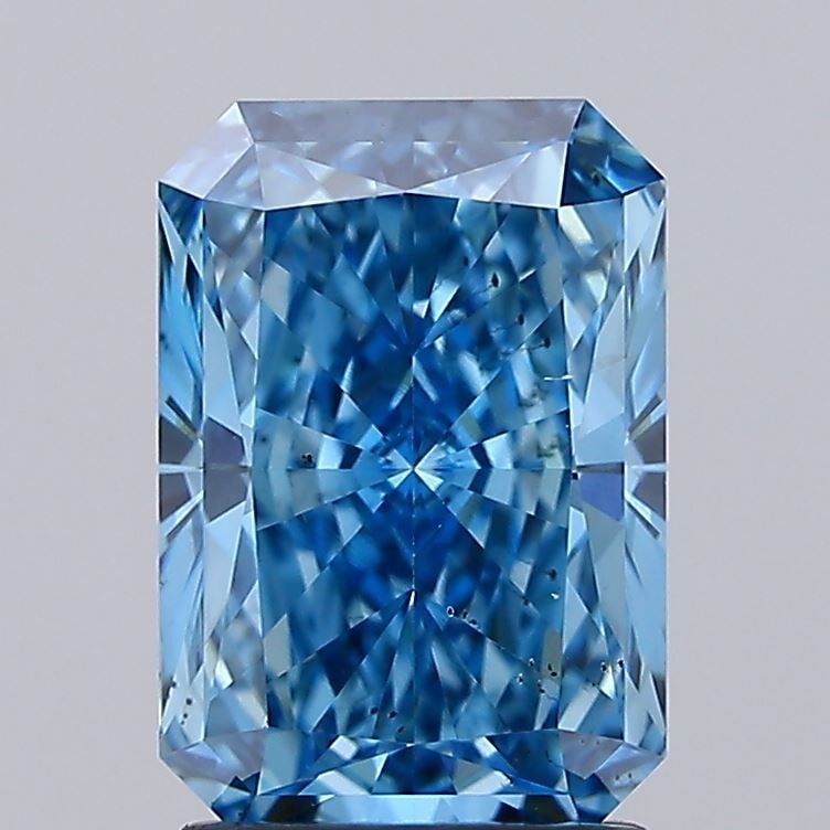 Loose Diamond - RADIANT 2.14ct Fancy Vivid Blue SI1