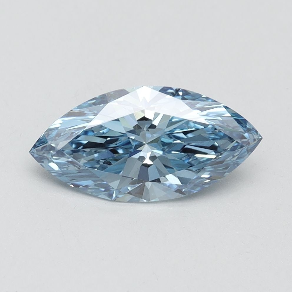 Loose Diamond - MARQUISE 1.02ct Fancy Vivid Blue VS1