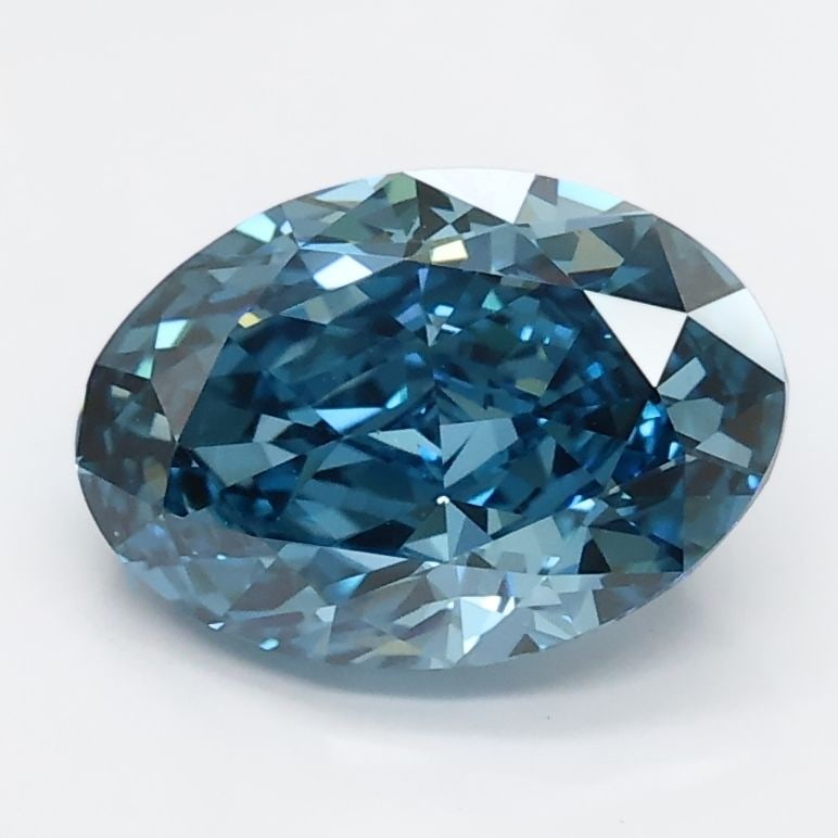 Loose Diamond - OVAL 1.73ct Blue VS1
