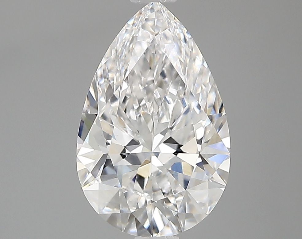Loose Diamond - PEAR 1.6ct D VVS2: Loose Diamond - PEAR 1.6ct D VVS2 Source: This is a real non-mined Diamond that has been grown in a lab Shape: PEAR Carats: 1.6 Color: D Clarity: VVS2 Certification: IGI Video: