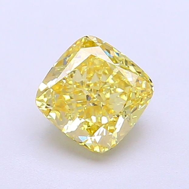 Loose Diamond - CUSHION MODIFIED 1.08ct Fancy Intense Yellow VVS2