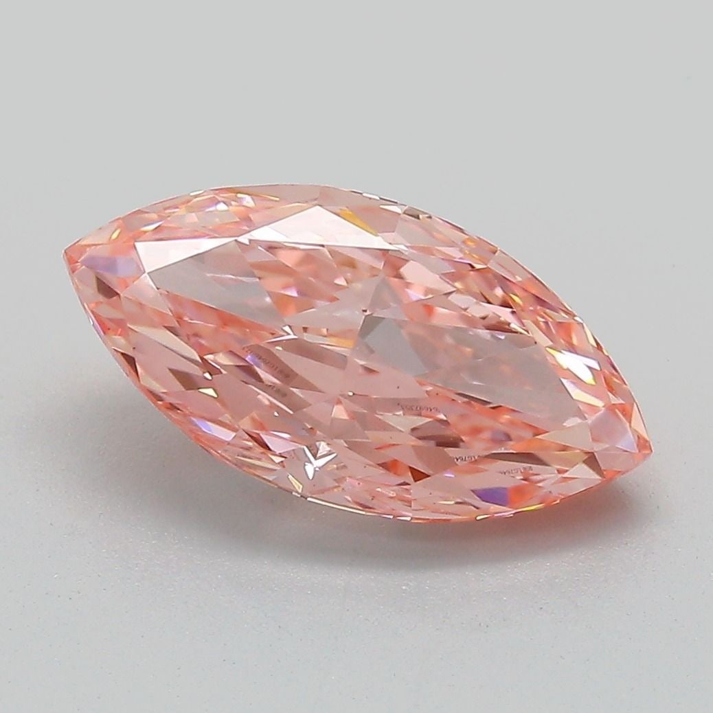Loose Diamond - MARQUISE 2.56ct Fancy Vivid Pink VVS2