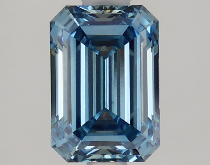 Loose Diamond - EMERALD 1.7ct Fancy Vivid Blue VS2
