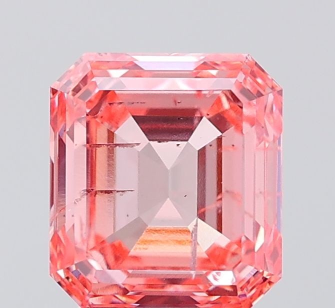 Loose Diamond - EMERALD 3.0ct Fancy Vivid Pink I1