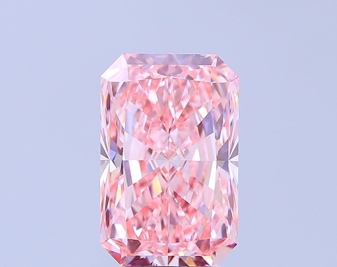 Loose Diamond - RADIANT 5.0ct Fancy Vivid Pink VS1