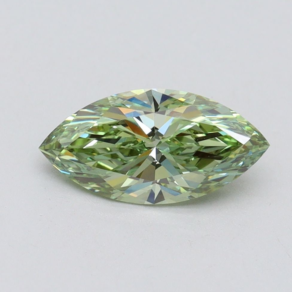 Loose Diamond - MARQUISE 1.02ct Fancy Vivid Green VS1