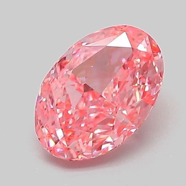 Loose Diamond - OVAL 1.05ct Fancy Vivid Pink VVS2