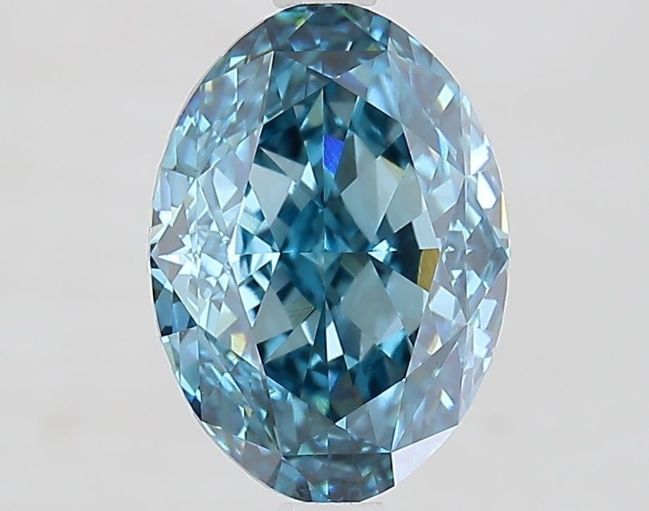 Loose Diamond - OVAL 2.86ct Fancy Vivid Blue VVS2
